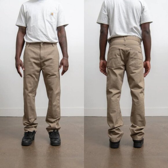 NEW Carhartt Double Front Pants Tanami Beige Size 34 x 32 Cotton‎ Contrast Pant - Picture 1 of 11